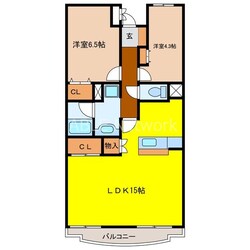 コンダクトレジデンス鳥栖の物件間取画像